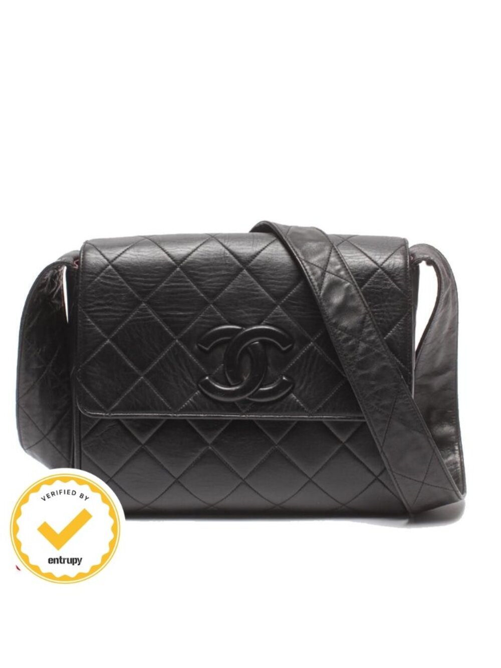 Chanel Shoulder Bag Crossbody Bag Quilted Lambskin Single Flap Gold